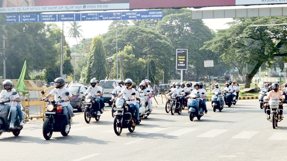 Bike rally creates cancer awareness in city