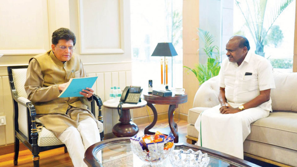 Union Minister HDK urges for industrial parks in Karnataka