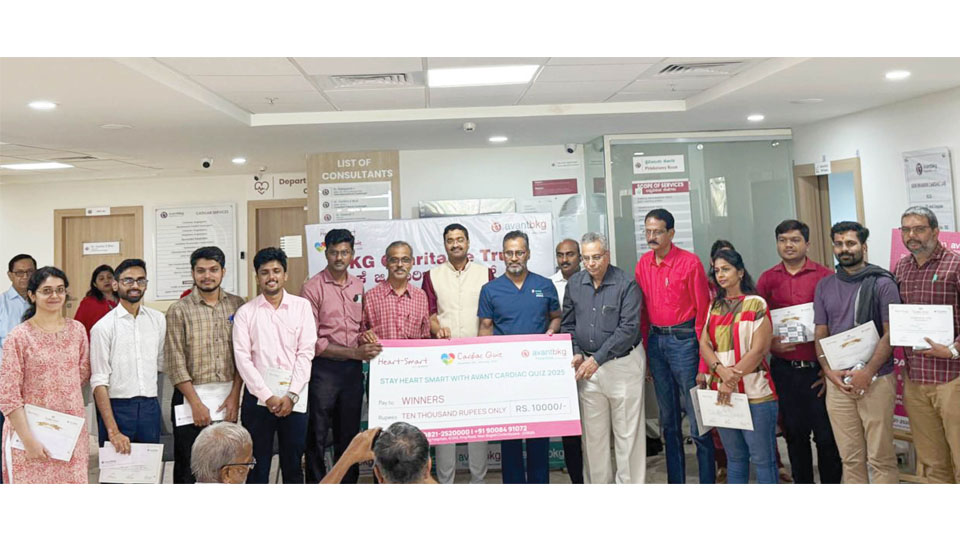 Prize winners of ‘Stay Smart with Avant Cardiac Quiz’