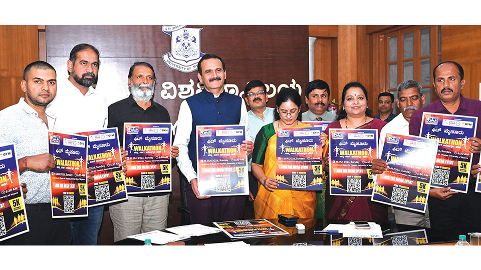 Fit Mysuru Walkathon on Jan.11
