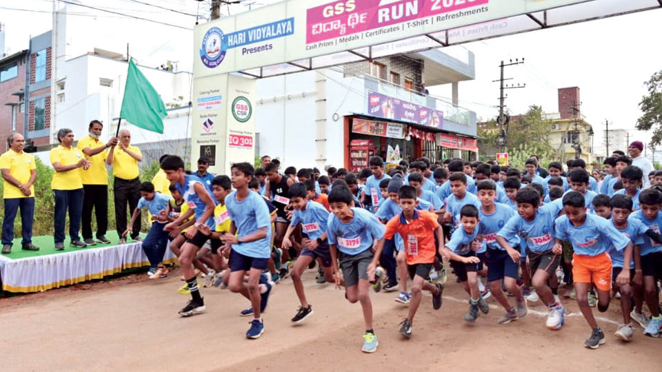 GSS Vidyarthi Run held in city