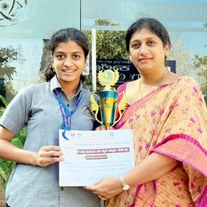 Selected for National-level Lawn Tennis Championship