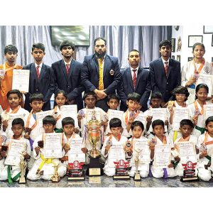 Medal winners in Karate