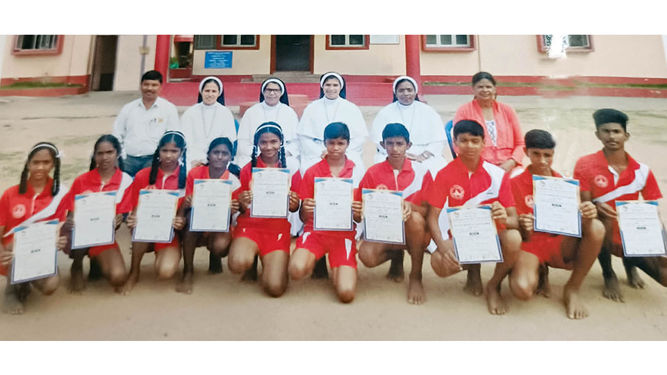 Nirmala High School athletes shine