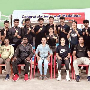 Medal winners in boxing
