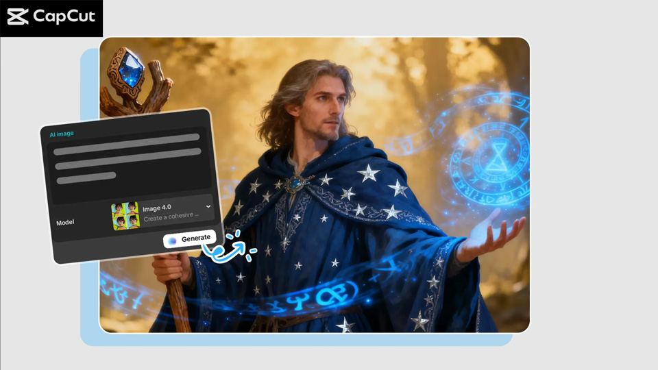 How to Create Professional Ad Visuals Using CapCut PC’s AI Image Generator