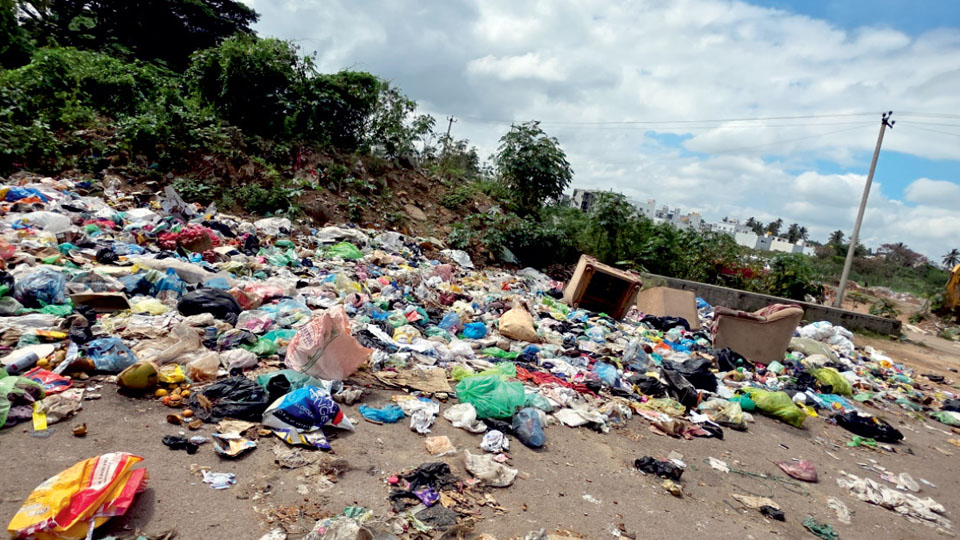 Garbage Menace at Devanahalli Extension, Rajivnagar