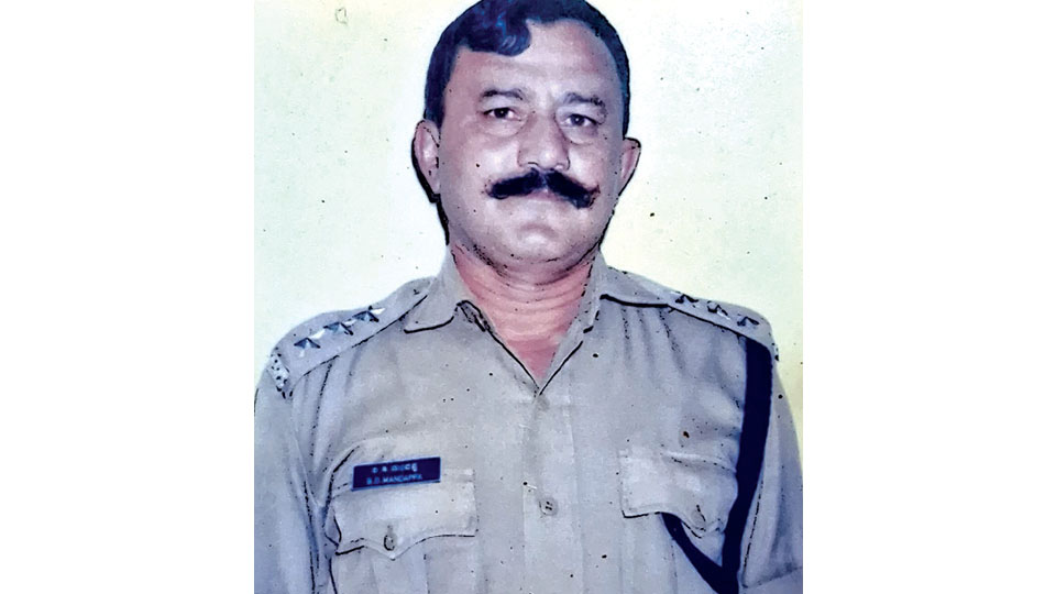Retired KSRP SP B.D. Mandappa passes away at 78