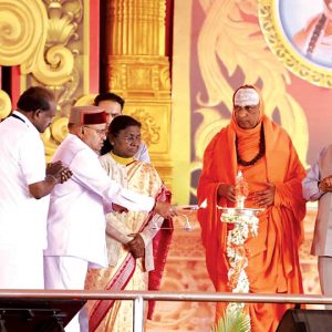 1066th Jayanti of Adi Jagadguru Shivarathri Shivayogi Swamiji at Malavalli: Prez Murmu lauds Suttur Mutt’s contributions to religion, health, economy