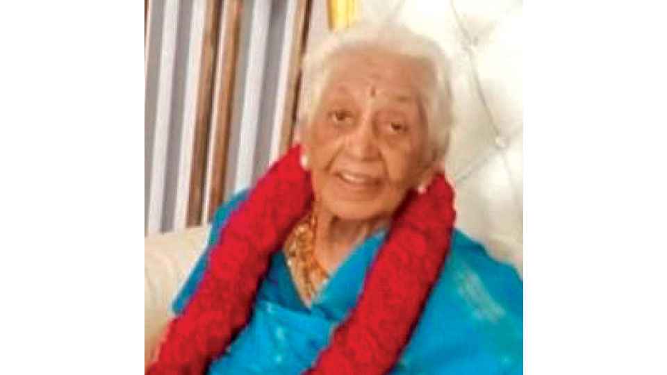 101-year-old Mythreyi no more
