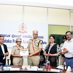 Lone lady Excise SI trains at KPA