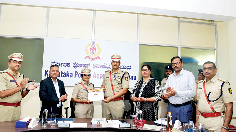 Lone lady Excise SI trains at KPA