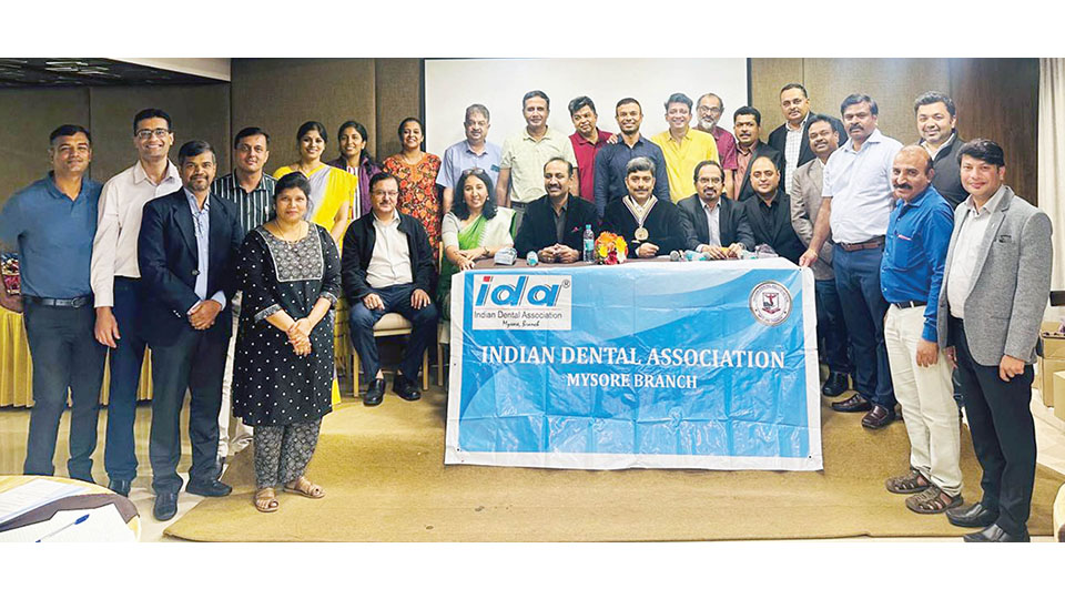 Newly elected office-bearers of IDA Mysore Branch