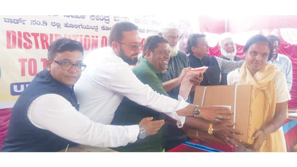 MCC distributes sewing machines to beneficiaries
