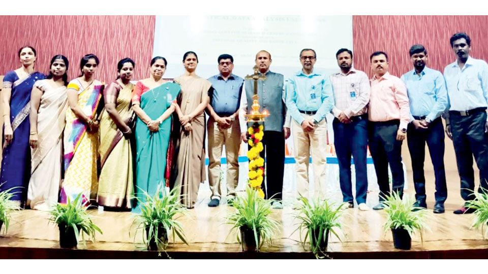 Natl. workshop on Statistical Data Analysis using SPSS held at Teresian College