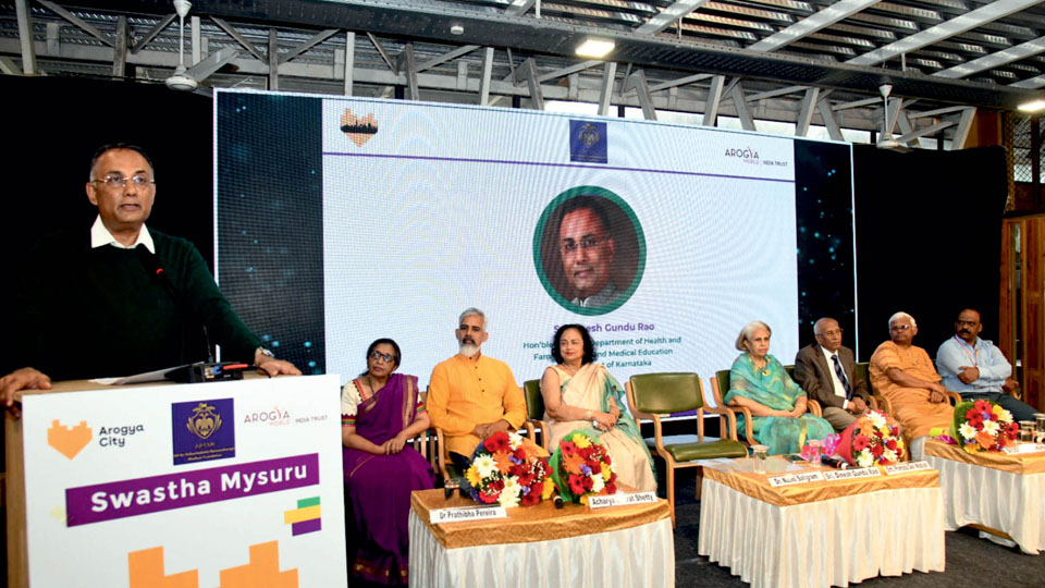 ‘Swastha Mysuru’ to combat lifestyle diseases