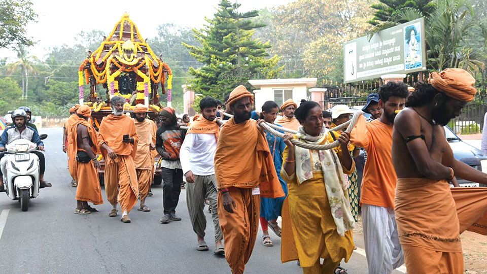 Adiyogi Rath Yatra arrives in city