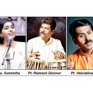 Haridasa Kritis’ recital at Ganabharathi