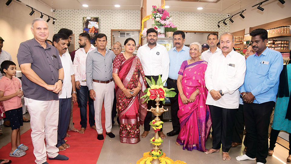 Mahalakshmi Sweets opens its 48th outlet in Shivamogga