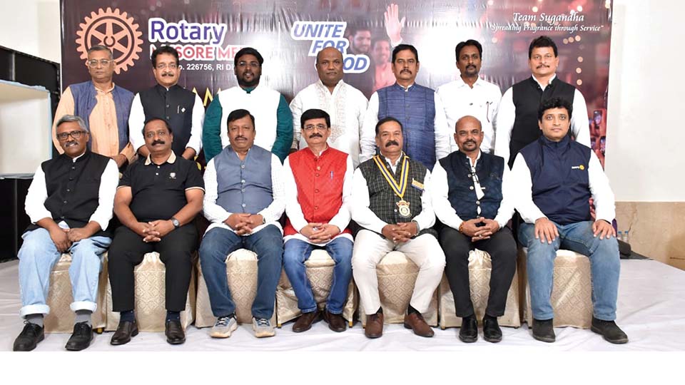 Rotary Club of Mysore Metro office-bearers