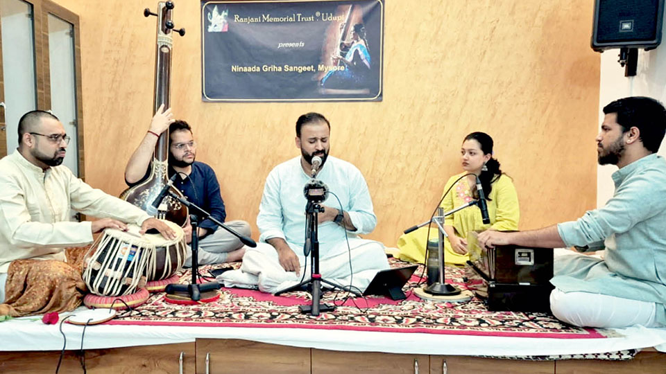 Hindustani classical vocal concert held at Ninaada