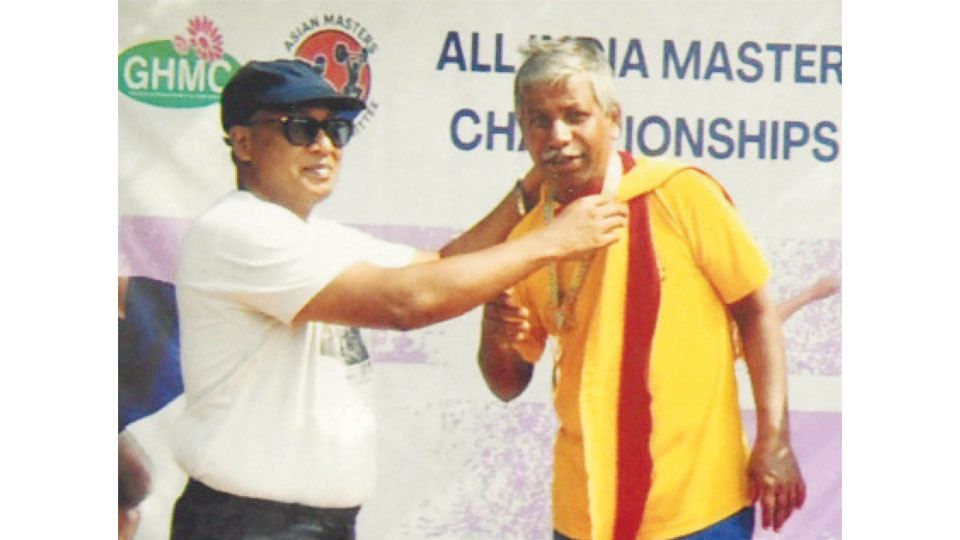 Wins two gold  in swimming