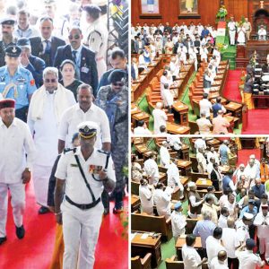 High drama at Joint Session of Karnataka Legislature: Guv Vs Govt.