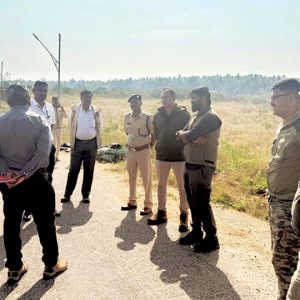 Tiger SCARE at Mysore Airport