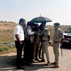 Tiger scare at Mysore Airport: Combing operation begins; drone cameras scan area