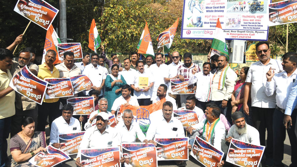Gehlot’s walkout sparks Congress protest