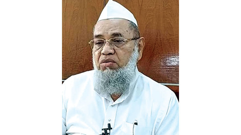 Ameer-e-Shariath of Karnataka passes away