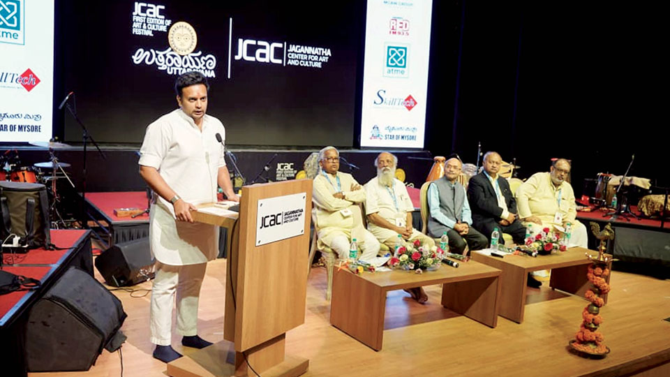 Cultural link missing among urban dwellers, rues Prasanna