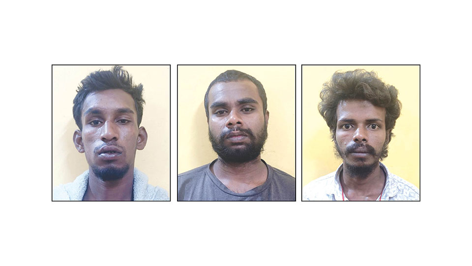 Cop assault case: Three arrested