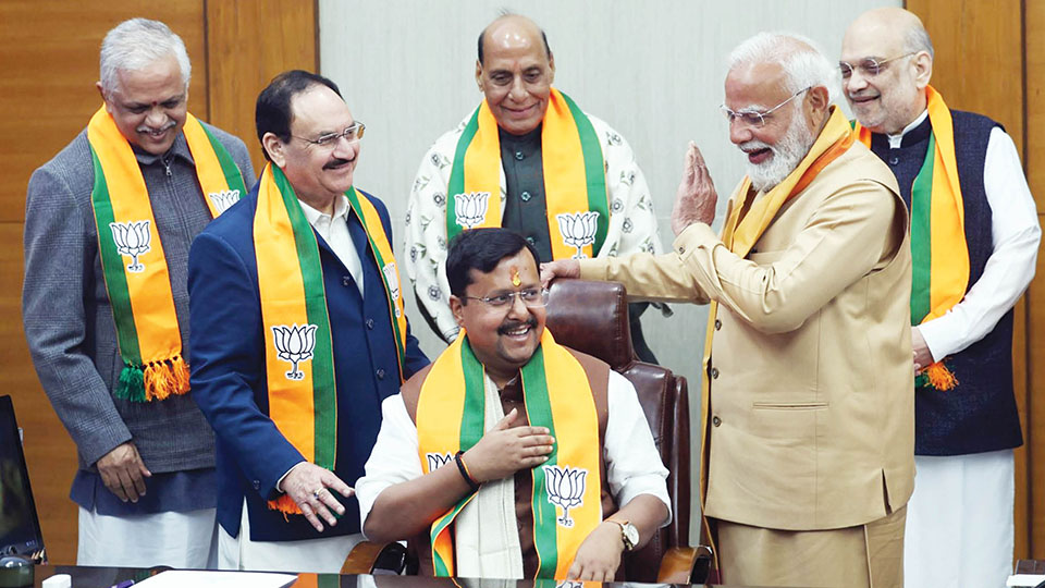 Nitin Nabin takes charge as BJP National President