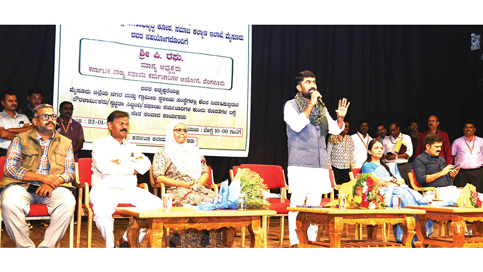 Pourakarmikas air grievances, list employment discrepancies