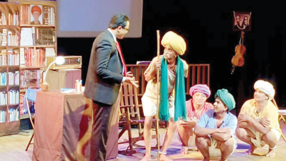 Staging of play Nijamahatma Babasaheba in city tomorrow