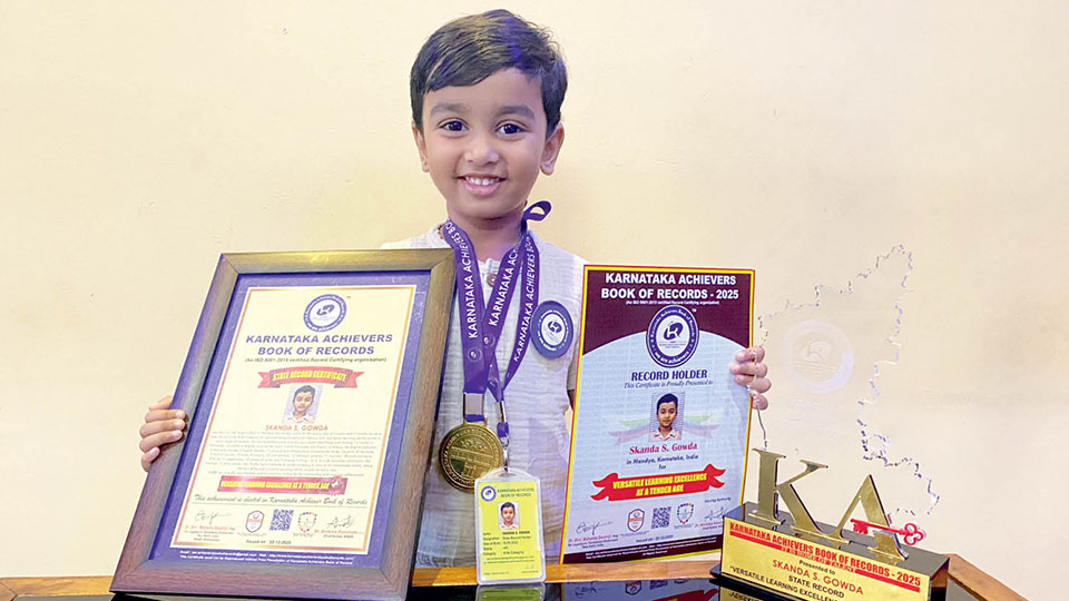 Young prodigy creates record with versatile learning