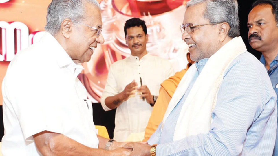 Siddu-Vijayan display bonhomie after Kogilu spat…