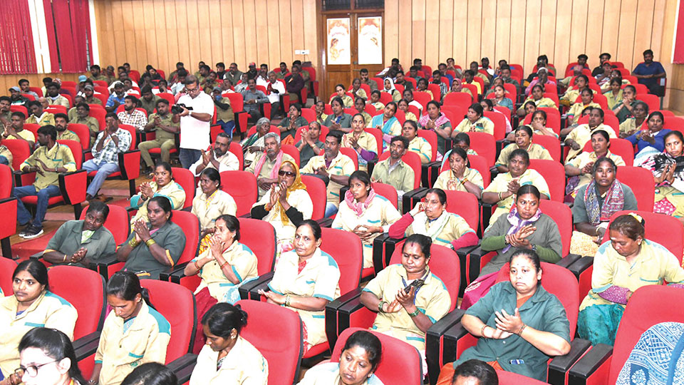 Workshop on solid waste management for civic workers