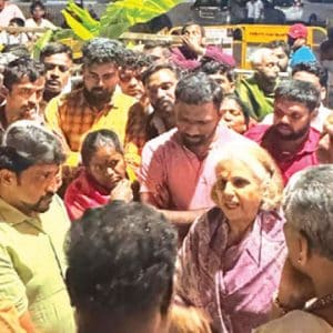 Residents oppose PRASHAD works, voice concerns to Pramoda Devi Wadiyar