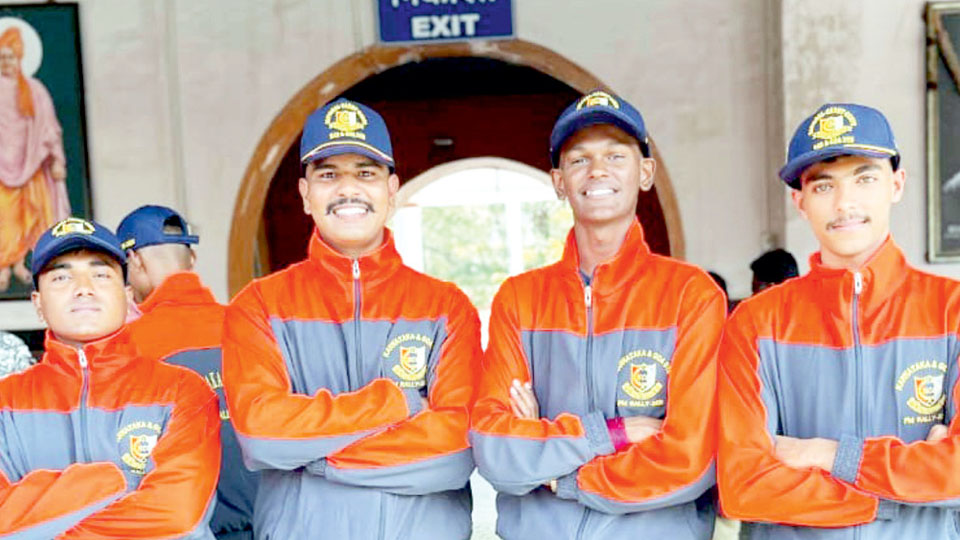 Mahajana College Cadets selected for Republic Day Camp in Delhi