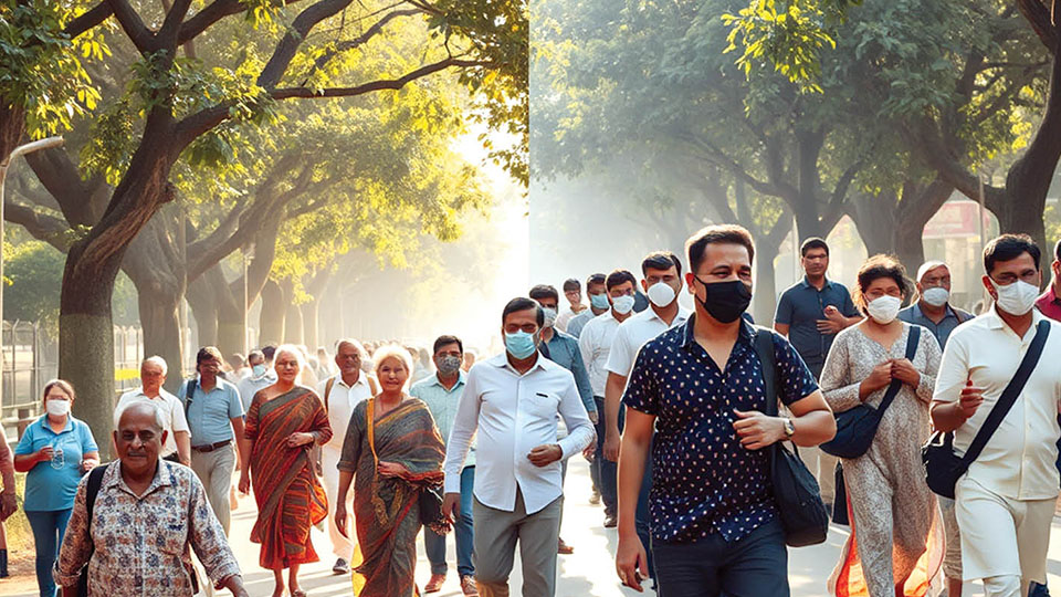 Two cities & one daily walk