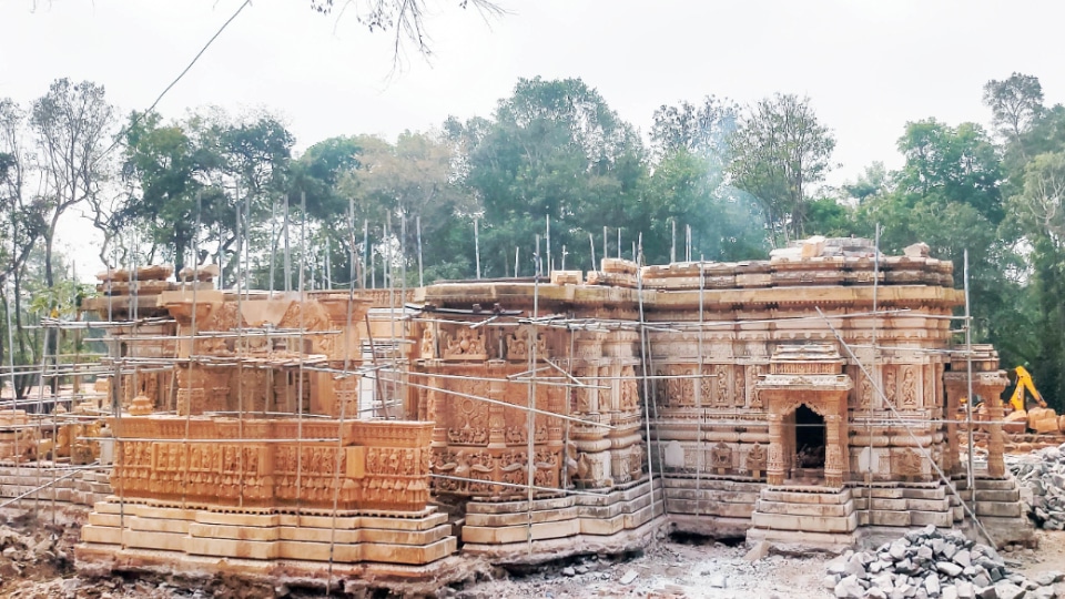 Taking Shape…Gorgeous Jain Temple of Kodagu
