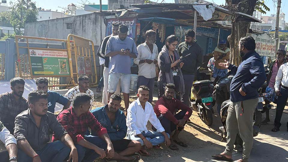 Removal of Dr. Ambedkar flexes triggers protest