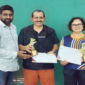 Selected for State Masters Badminton team