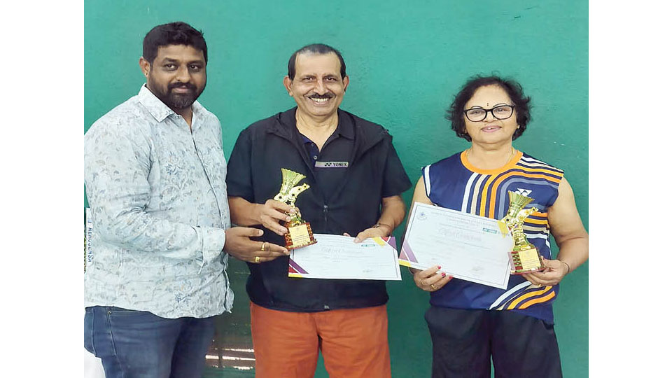 Selected for State Masters Badminton team