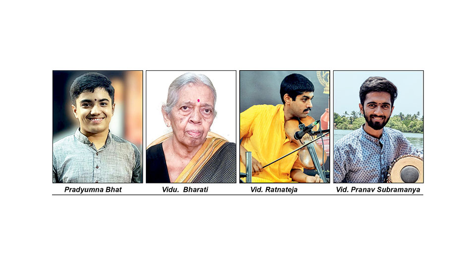 Twin music events on Sunday at Vasudevacharya’s House