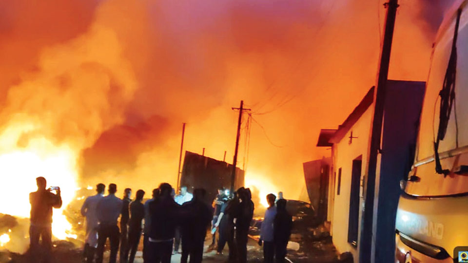 Inferno at Scrap Hub