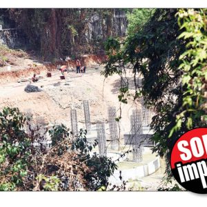 Zipline over Karanji Lake: Works halted