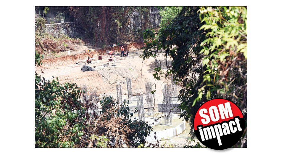 Zipline over Karanji Lake: Works halted